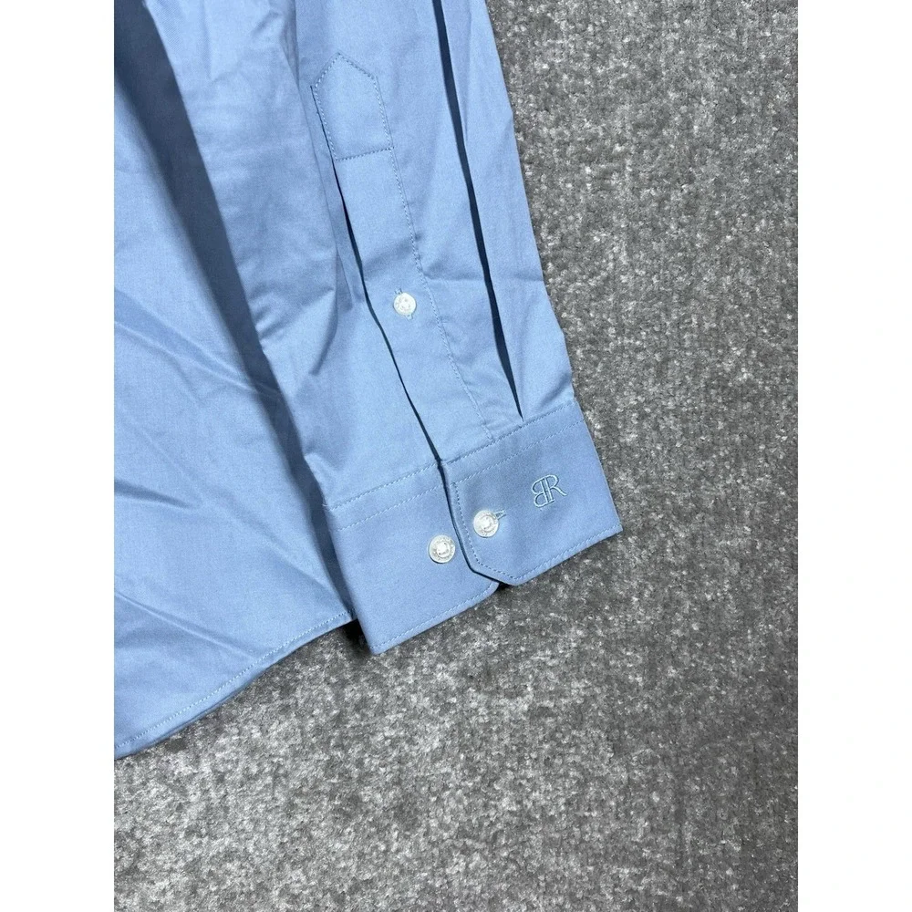 Banana Republic‎ Slim Fit Button Up Dress Shirt Mens Size XXL Blue Non Iron New